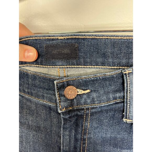 MOTHER Women's Flare Jeans in Dark Blue - Picture 4 of 10